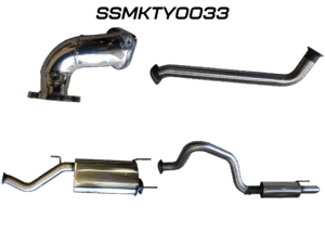 Manta Performance HDJ100 4.2L TD Wagon 3" Exhaust System